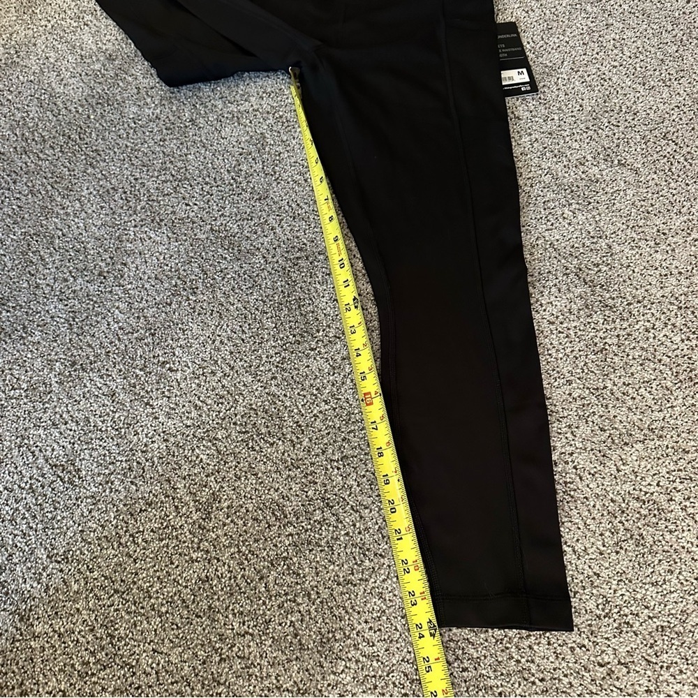 90 Degrees By Reflex M Black Banded Capri Slimming High Waist Leggings R $78 NWT - Picture 11 of 11